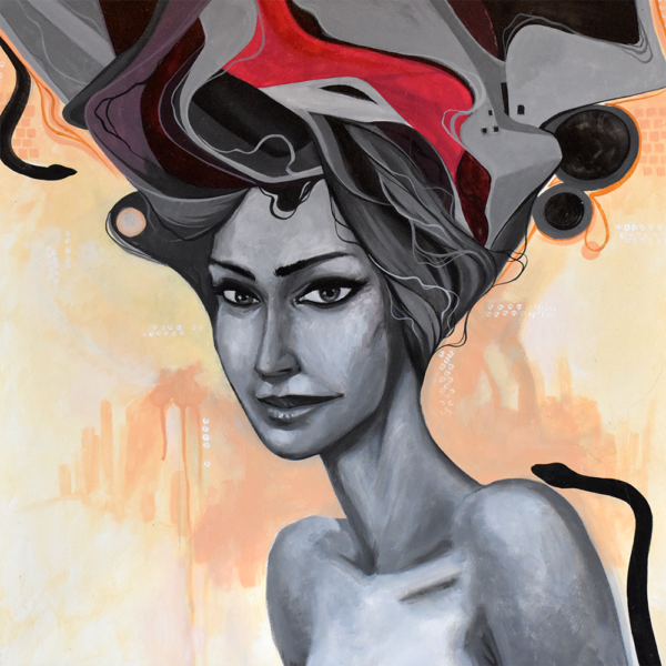 Original Femme aux serpents